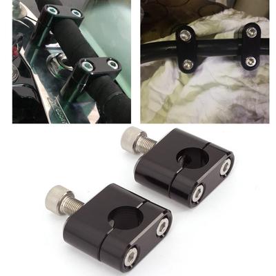 7/8" 22mm Standart Gidon Gidon Yağlı Gidon Yükseltici Montaj Kelepçe Adaptörü Evrensel Motosiklet Pit Dirt Bike Yarış ATV CNC