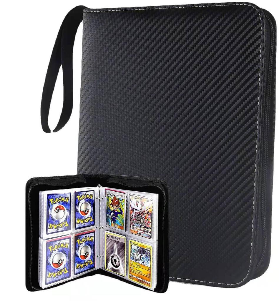 Album na karty Pokémon: Kolekční taška na hry s kresleným motivem, PU, se 4 a 9 kapsami