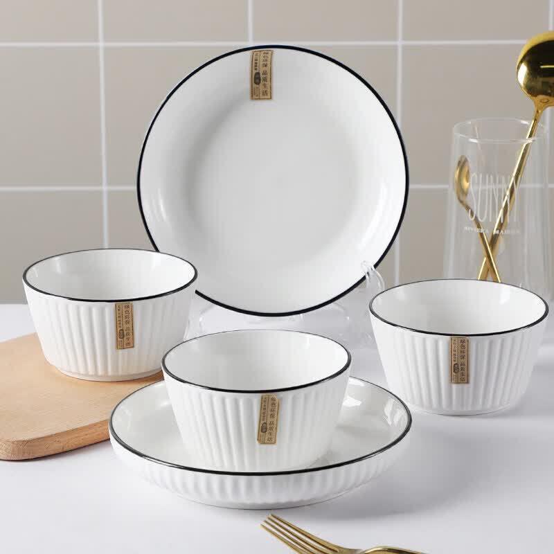 Nordic Ceramic 2-Person Dinnerware Set