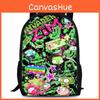 Dib Zim Invader Gaz Cartoon Animated Character Printed Backpack Children