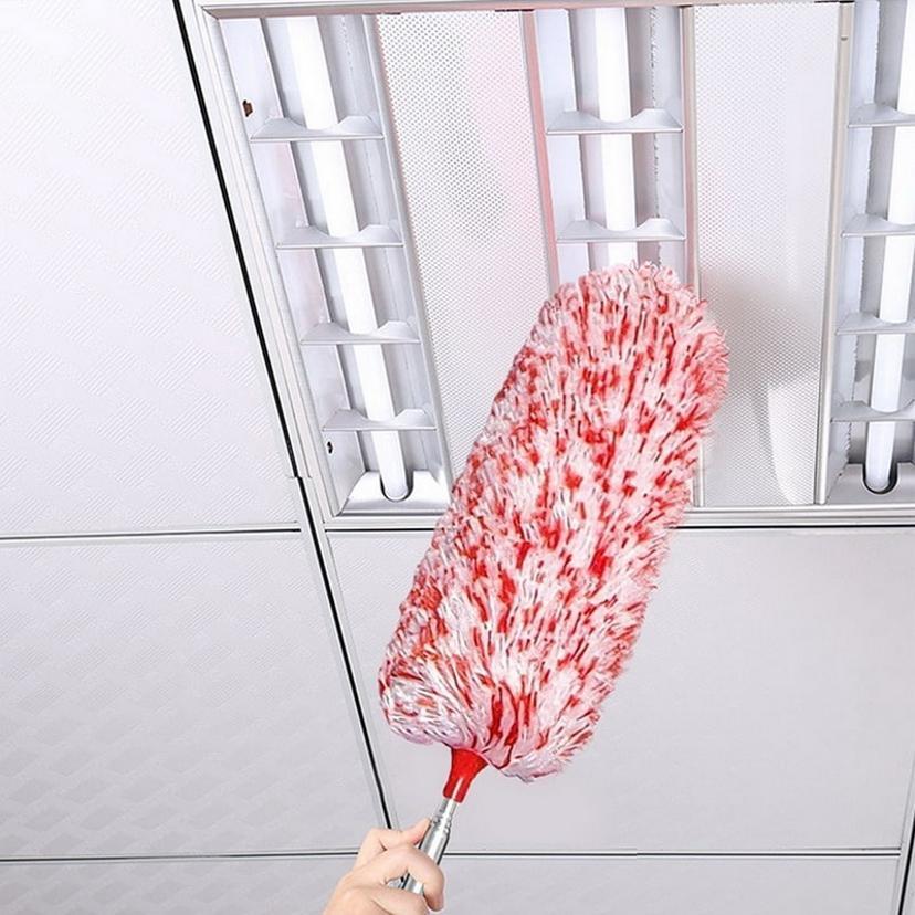 Retractable Electrostatic Duster Superfine Fiber Bendable Dust Sweep Household Cleaning Feather Duster