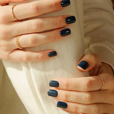Reusable Nail Tips Classic Navy (Regular Square)