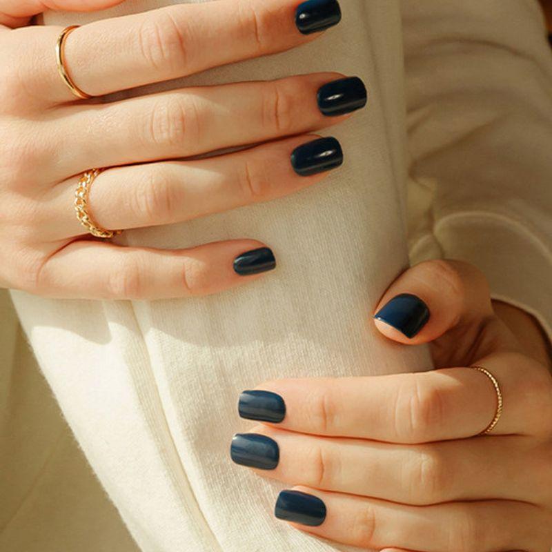 Reusable Nail Tips Classic Navy (Regular Square)