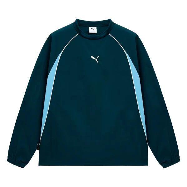 Puma Men S Overfit piSte Retro Colorblock Woven SweatShirt 634279 06 Navy (06)/M(95)