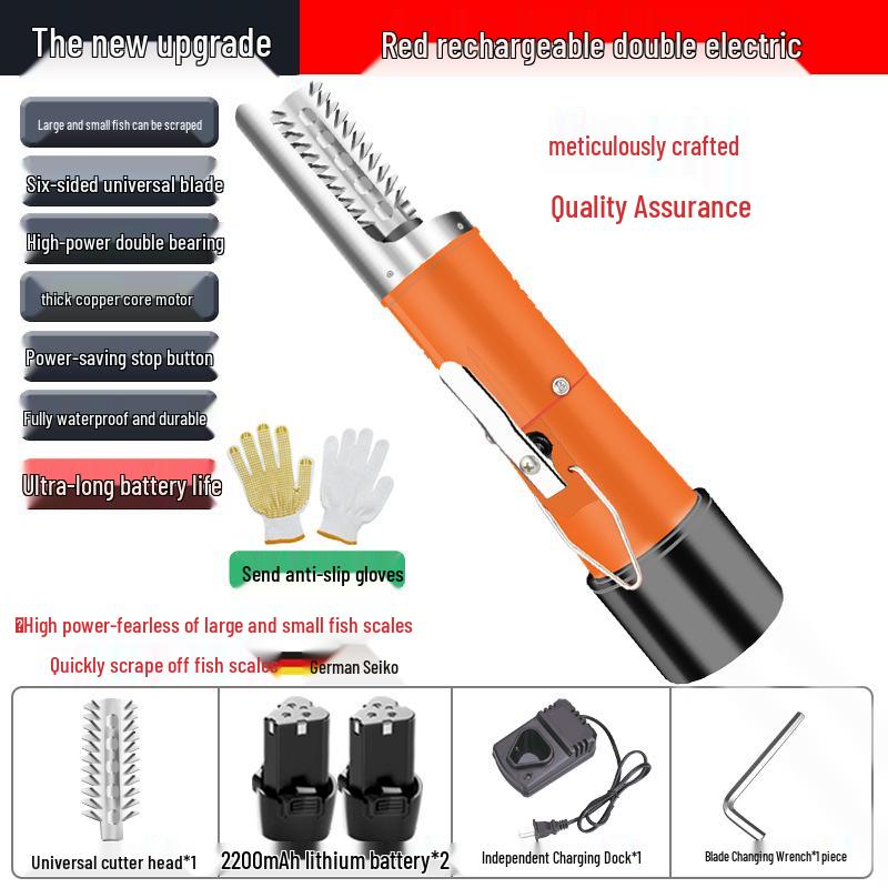 Fully Automatic Electric Fish Scaler & Scale Remover Tool