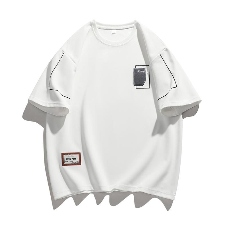 Summer T-Shirts Men Wearing Big Oversized Tshirts Male Plus Size 8XL T-Shirts Boy Young Tee Tops High Street Clothing