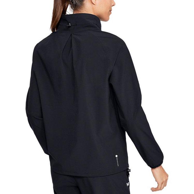 Under Armour Training Water-Resistant Breathable Loose Woven Jacket Women Jackets Black 1351928-001