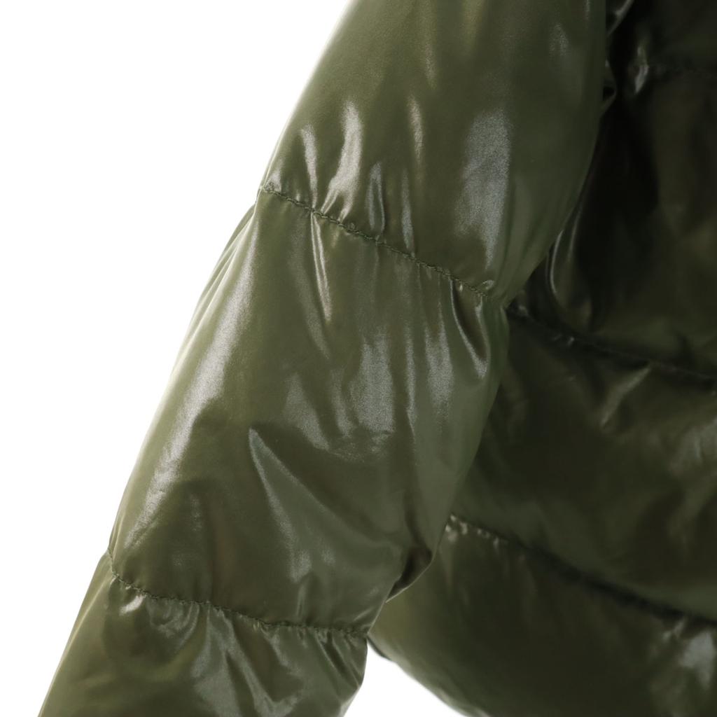 DUVETICA ADHARA Down Jacket 38 Khaki With Raccoon Fur Women Used