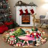Nutcracker Ballerina Round Rug, Christmas Indoor Outdoor Mat for Entryway, Living Room, Bedroom Decor, Holiday Theme