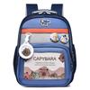 Capybara Cute Cartoon Pattern Children Large Capacity Backpack For School Use