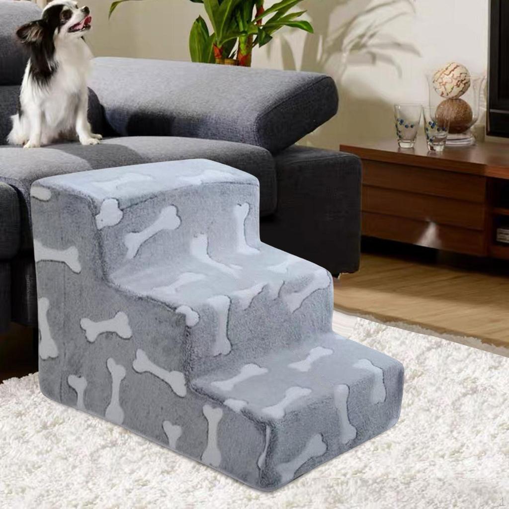 Dog Stairs for Bed Couch Sofa,Soft,High Density Foam Lightweight,Dog Step,Pet Older Dogs