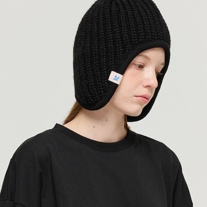 ROIDESROIS Short Knit Earflap Beanie (5 Colors)