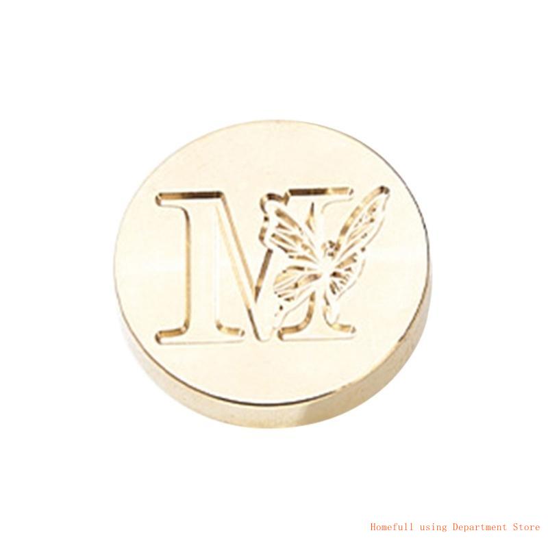 Butterfly Letter Pattern Wax Stamp Head, Sealing Wax Stamp Head Replacement