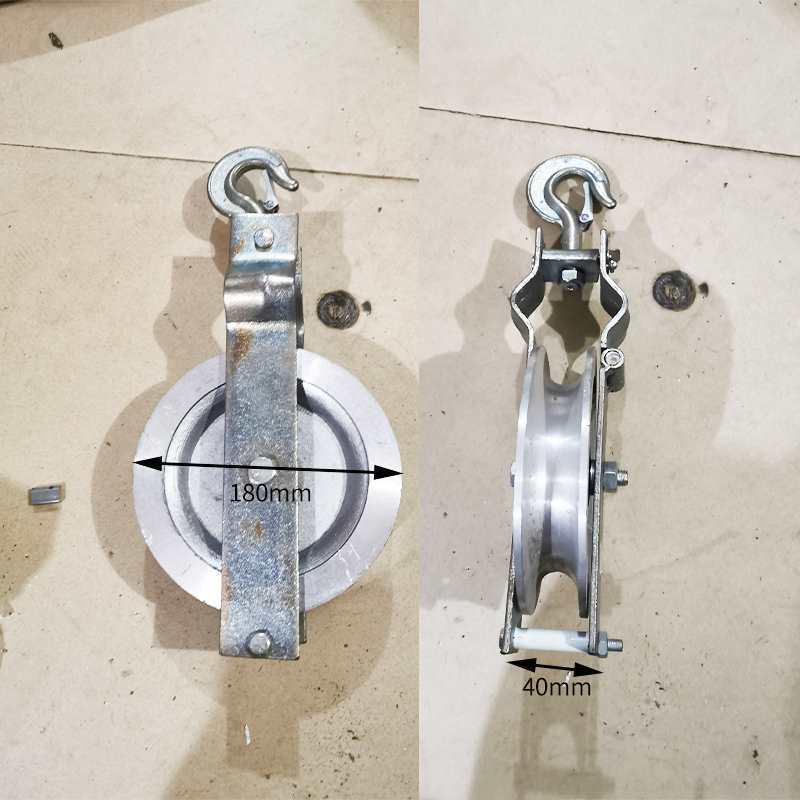 Dual-Use Nylon Aluminum Cable Block Pulley: Sit-On/Hanging Design 2015 Model New Product
