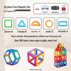 Children's Large Stained Glass Magnetic Building Tiles Set - Educational Toy Puzzle