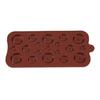 Home Baking Gadgets 19-Hole Silicone Button Molds, Three Sizes DIY Cake Decorating Tray, Cookie Molds Flexible Easy Release for Chocolate And