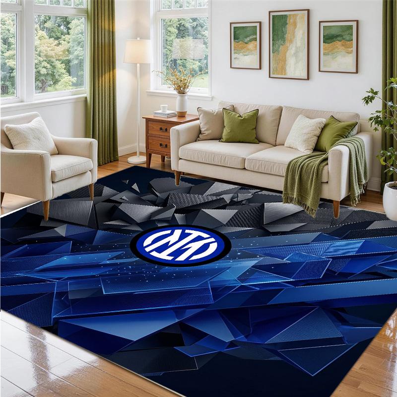 Borussia Dortmund Design Crystal Velvet Rug Soft Decorative Mat for Bedroom Entrance
