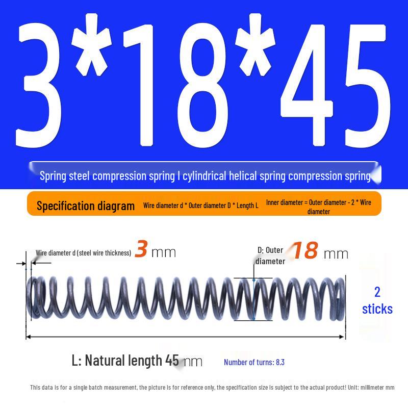 Compression Spring Y-Type Shock Absorbing Coil 3*16/17/18/19/20