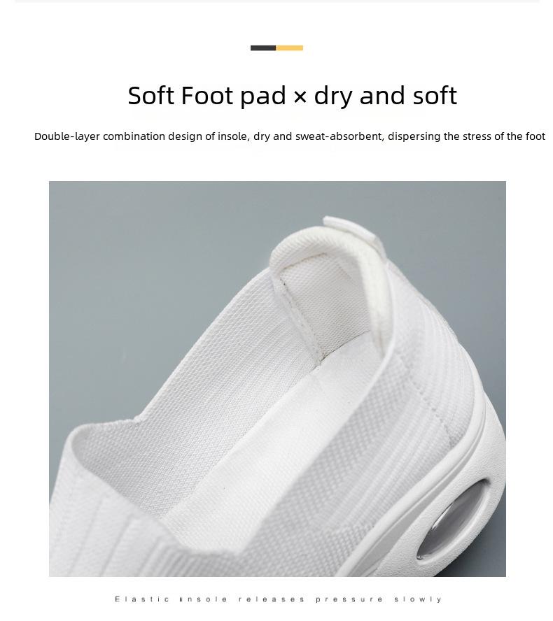 2025 Women's Breathable Mesh Plus Size Flat Casual Shoes