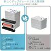 A4 Laminator, Warm-up Time Approx. 1-2 Minutes, Easy Operation, Compact, Anti-Waving, No Bubbles, Anti-Jam Lever (White)
