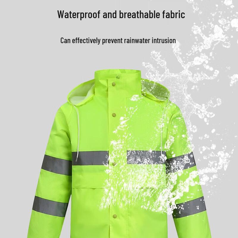 Huazhong Ketaie Getrennter Reflektierender Regenanzug
