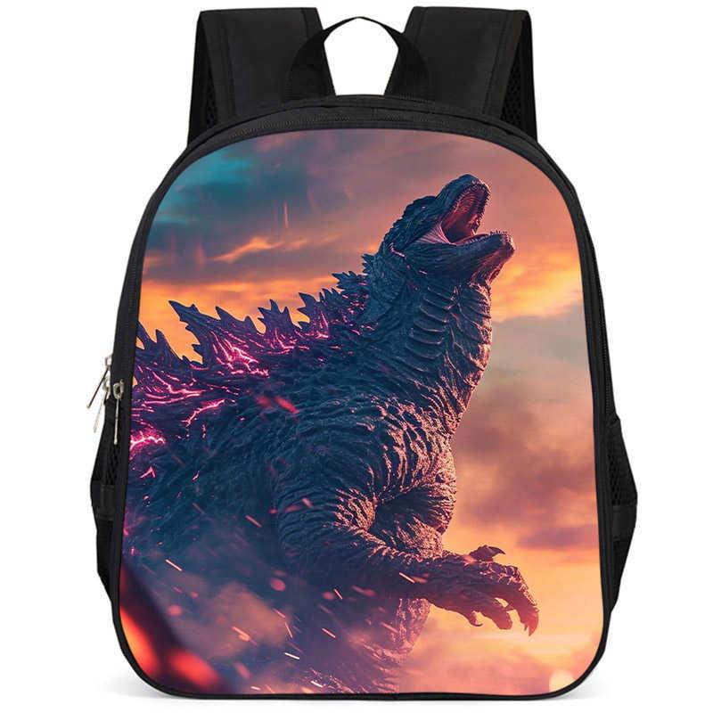 Stilingas Godzilla 15 colių didelės talpos lengvas mokyklos kuprinė vaikams