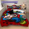 3pc Mario Adventure Bedding Set Guest Room Bedroom Decor Christmas Halloween Decor Birthday and Holiday Gifts- All Seasons 3pcs Quilt 129