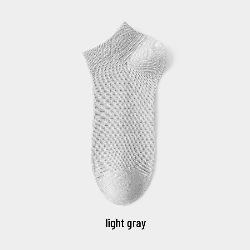 Men's Antibacterial Cotton Socks - Spring, Autumn & Winter Breathable, Sweat-Absorbent Business Style