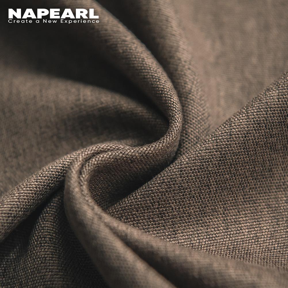 1 Stück NAPEARL Präzisions-Verdunkelungsvorhang 70% Verdunkelung Unifarbener Fensterbehang für Wohnzimmer Schlafzimmer Heimdekoration