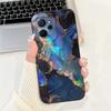 For Realme 9i Case Cool Fashion Flower Marble Sunset Soft Liquid Silicone Lens Protective Cover For Realme 9i 5G Realme9i Bumper