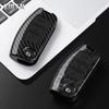 Abs Carbon Fiber Style Car Key Case Cover For Ford Fiesta Focus 2 C-Max Ecosport S-Max Fusion Mondeo Protected Keychain Fob Bag