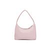 Prada Re-Edition Triangle Logo Solid Color Fabric Underarm Tote Shoulder Bag Women Bags Pink 1NE515_RDH0_F0E18
