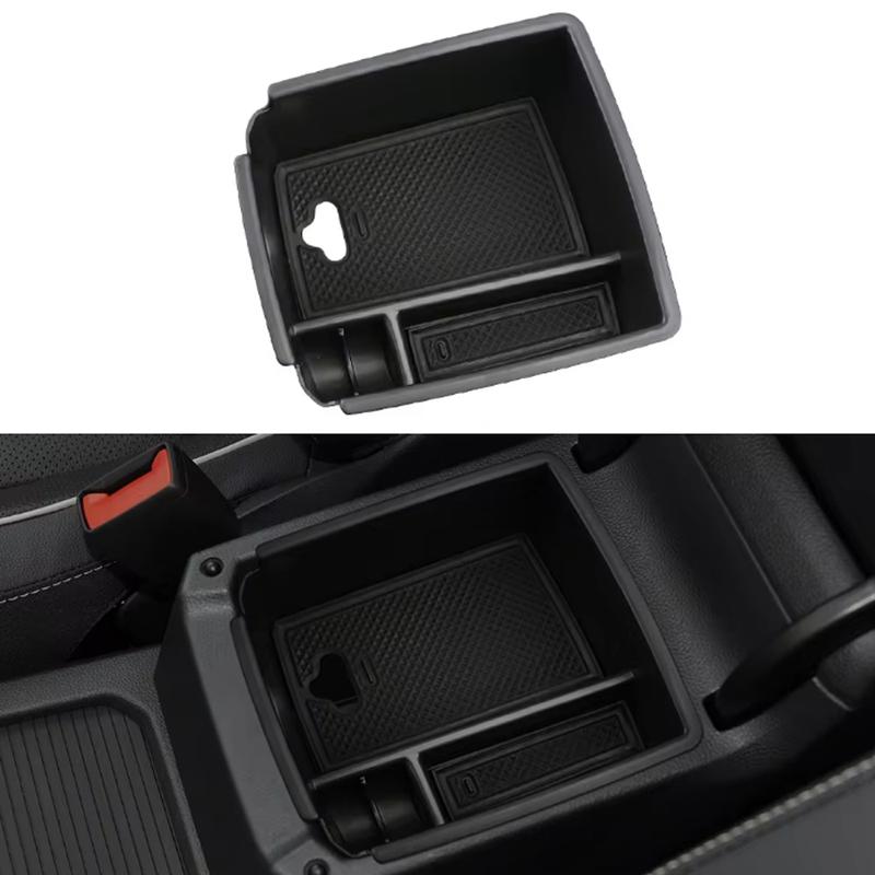 Armrest Storage Box for Volkswagen VW Tiguan Mk2 2016 - 2022 Tray Plate Center Console Holder Container Organizer Accessories