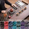 100x75cm Çin Tarzı Tibet Moğol Bornoz Brokar Jakarlı Kumaş Retro İpeksi Saten Kumaş DIY Hanfu Dikiş Malzemesi