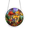 Acrylic Puzzle Suncatcher Window Hanging Ornament Stained Glass Style DIY Jigsaw Puzzle Kit for Home Garden Decor