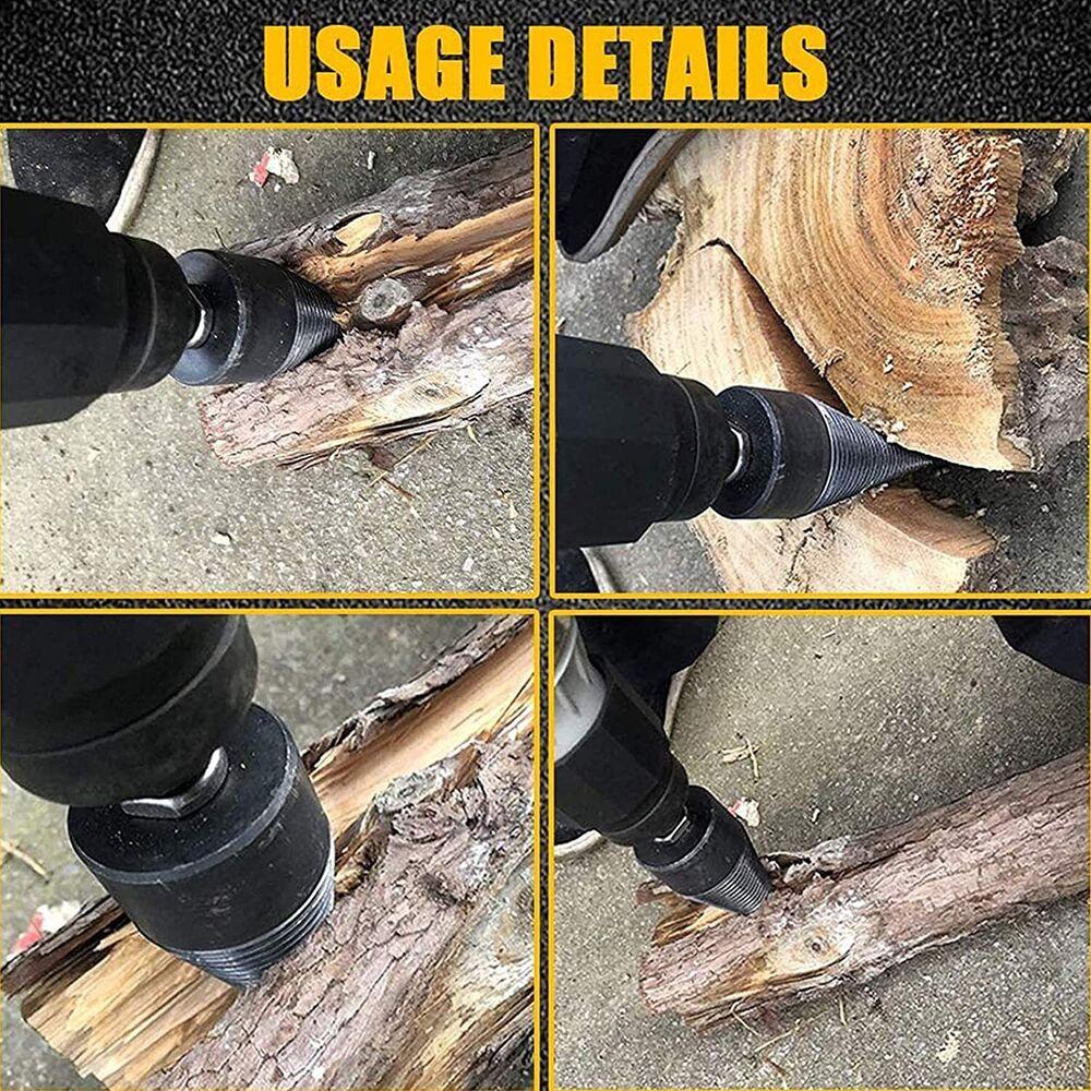 for Farm Woodworking Tool Firewood Drill Bit Wood Splitter Drill Firewood Log Splitter Drill Bit