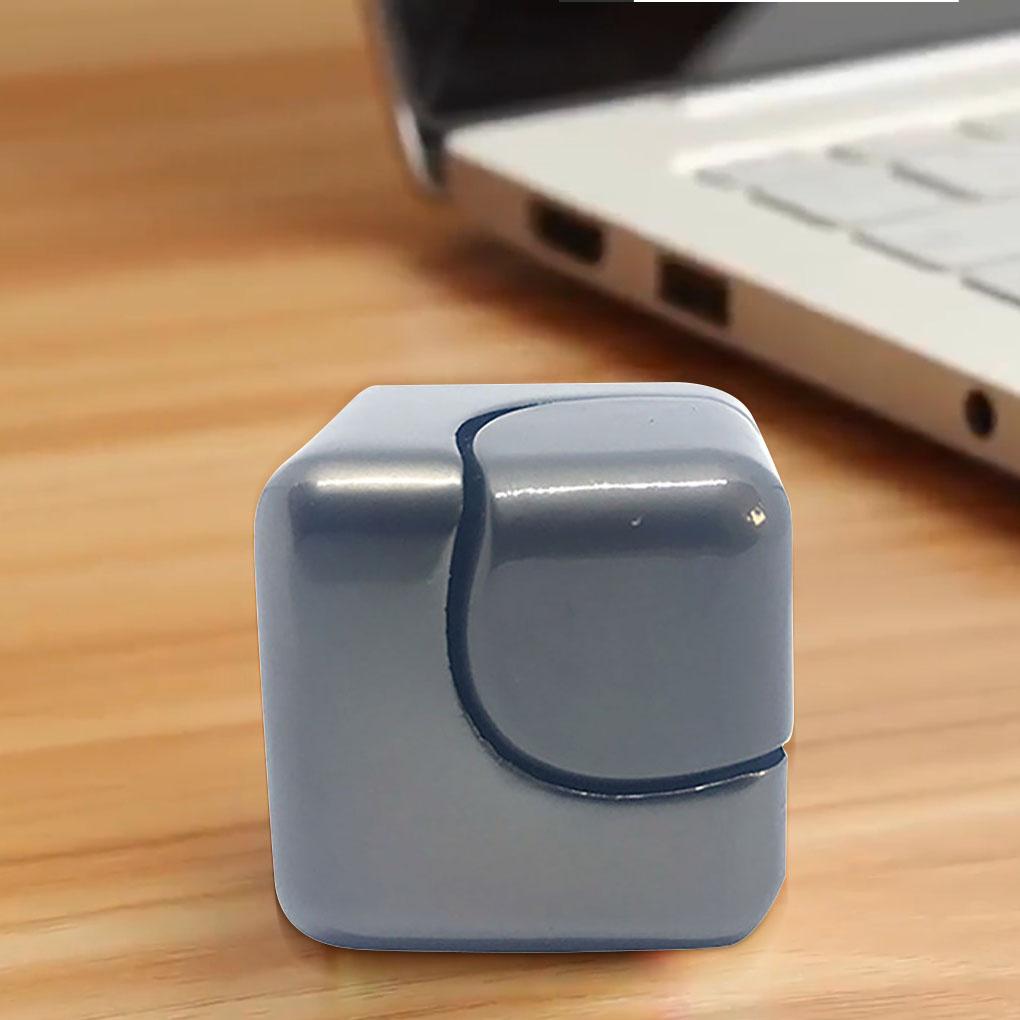 USA Fingertip Toy Alloy Hand Rotating Cube Portable Square Decompression