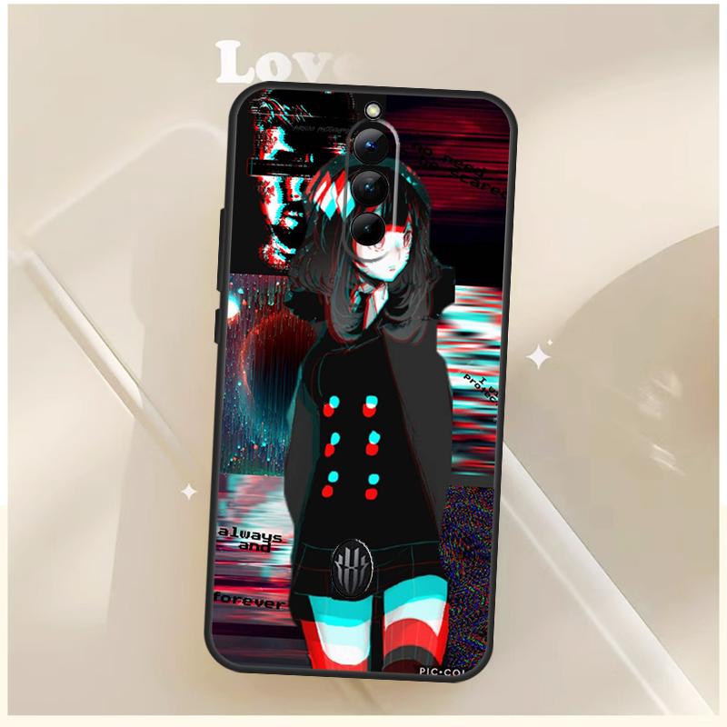 Custodia Anime Vaporwave Glitch Per ZTE Nubia Red Magic 11 10 10S Pro Plus 8S 9S 8 9 Pro 6S 7S Per RedMagic 10 Air Cover
