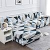 1 szt. Wzór geometryczny narzuta na sofę na sofę narożną elastyczna przyjazna dla zwierząt narzuta na sofę 1/2/3/4 osobową Sofa segmentowa w kształcie litery L