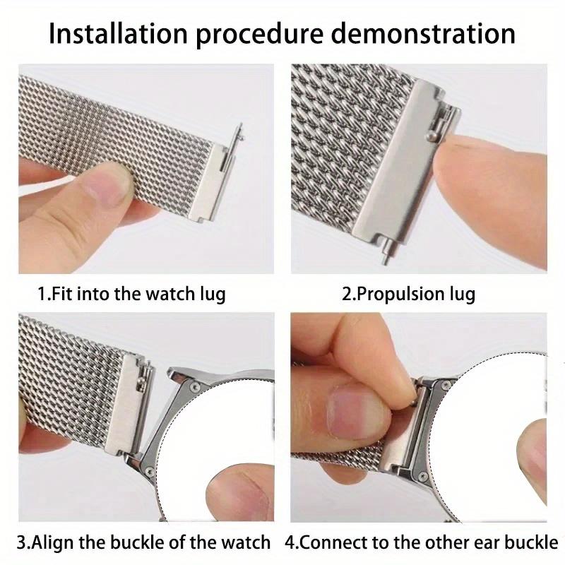 30pcs Quick Release Pins 1.5mm Diameter Watchband Pin for Smart Watch 18mm 20mm 22mm Strap Spring Bar Band Accessories