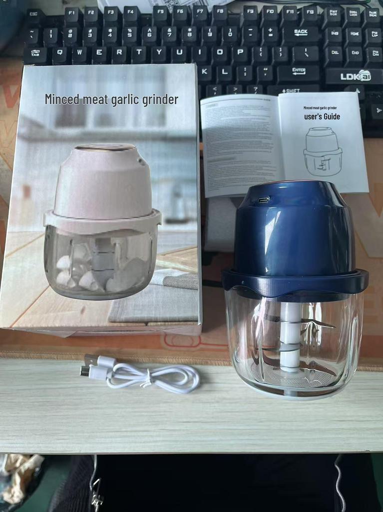 Electric Food Processor & Meat Grinder - Garlic Mincer, Masher, Stirrer, Paste Maker, Chopper for Baby Food.