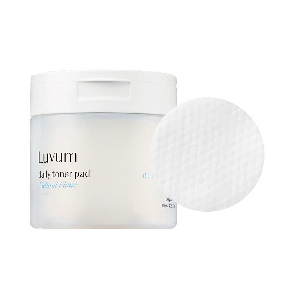 

luvum Natural Blanc Daily Toner Pad 60 Sheets