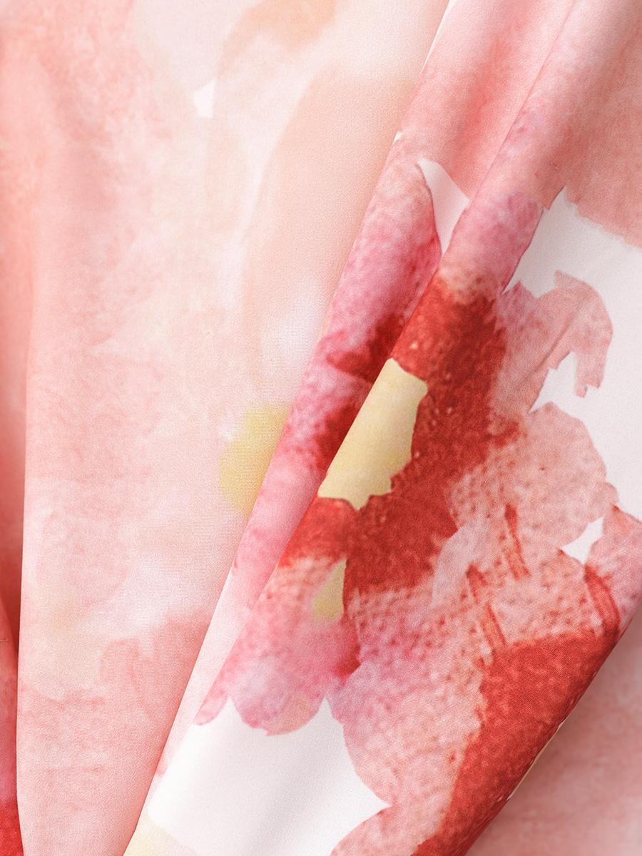 Свободная свободная рубашка с коротким рукавом и мультяшным принтом Гавайи — фото 6