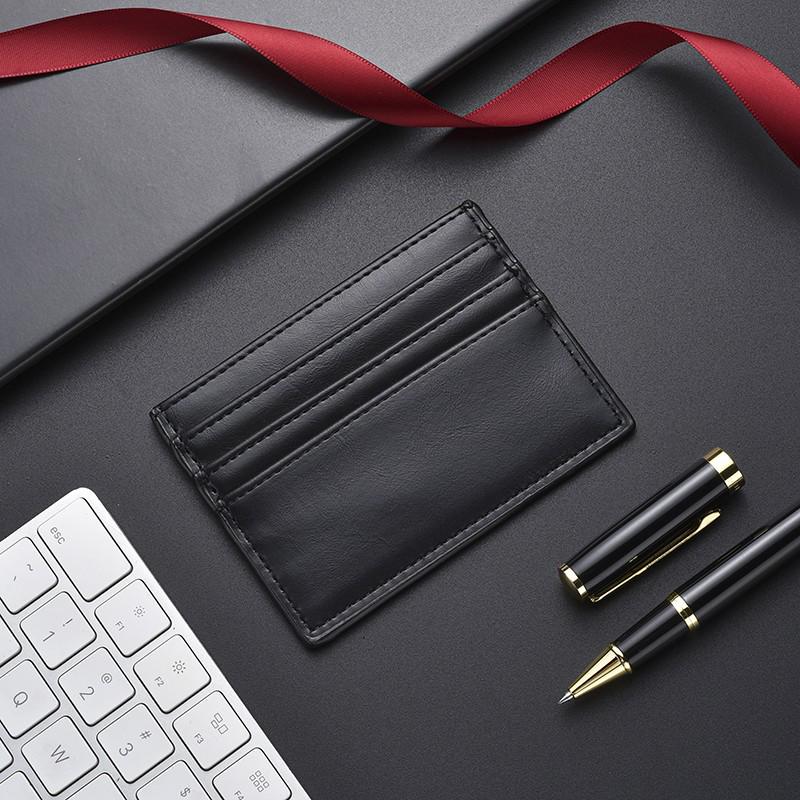 

Вязаный кожаный картхолдер: Ультратонкий, многослотовый, унисекс чехол для ID и кредитных карт