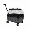 Wheeled Pet Carrier Hard-Shell with Wheels Lightweight for Travelers