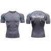 2024 Kompressionsshirt für Herren, T-Shirt mit festlichem Aufdruck, schnelltrocknend, atmungsaktiv, kurzärmlig, für Outdoor-Sport, Laufen, S-3XL
