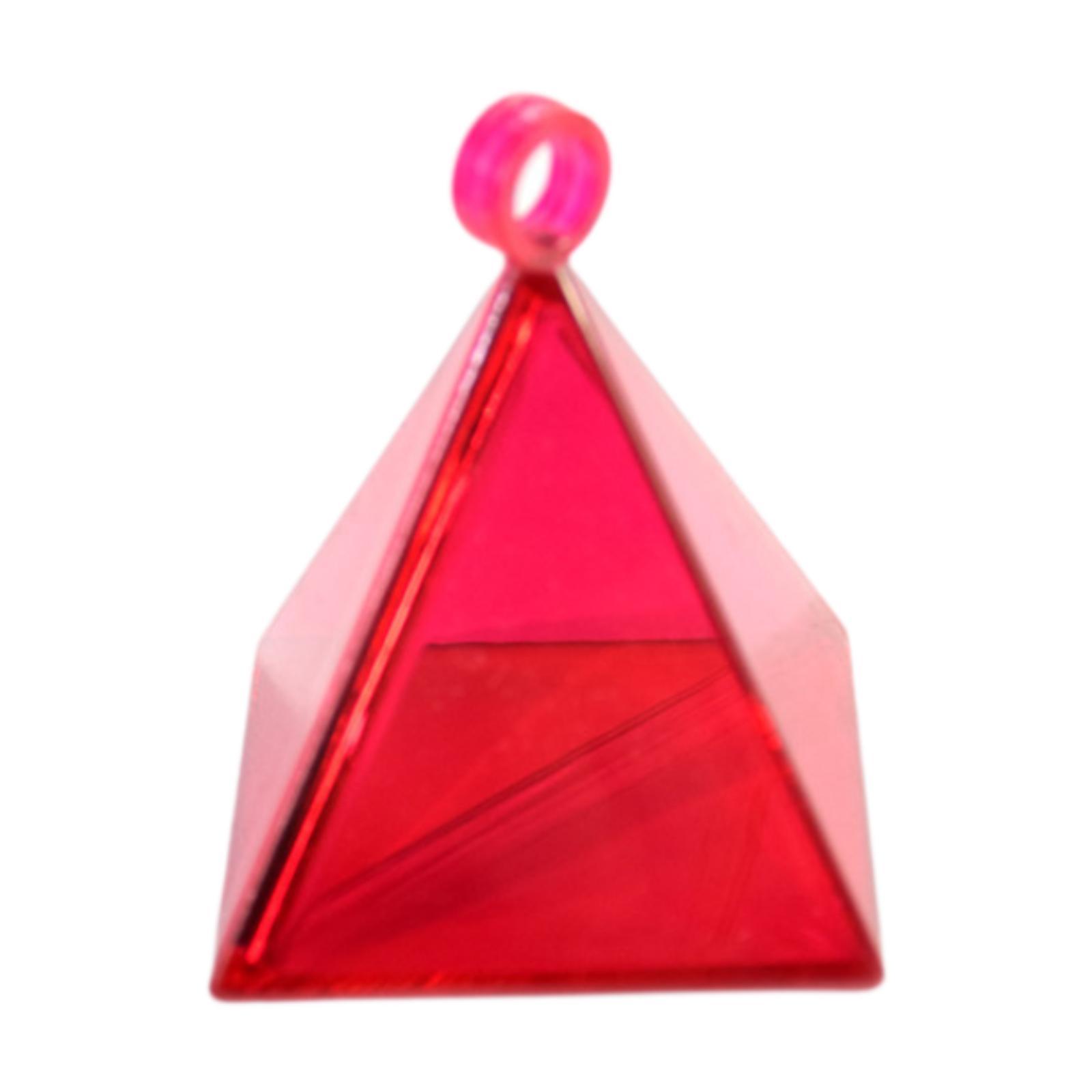 

Balloon Weight Pendant, Balloon Bearing Weight, Compact Theme Party Decorations, Pyramid Pendant for Engagement, красный