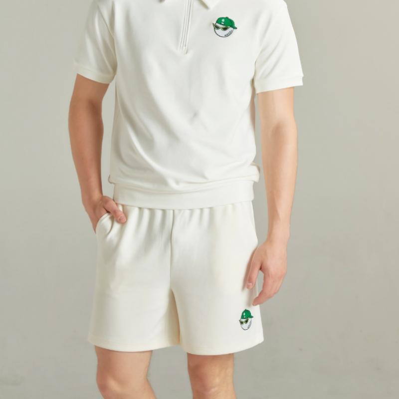 GOXO Sports Fit Shorts White   Model