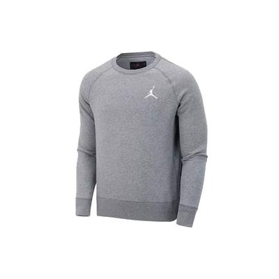 Casual Sports Crew Neck Sweatshirt Men Tops Grey BQ2941-091