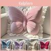 Throw Butterfly Pillow Decorative Butterfly Pillow With Lace Trim Elegant Soft Butterfly Cushion